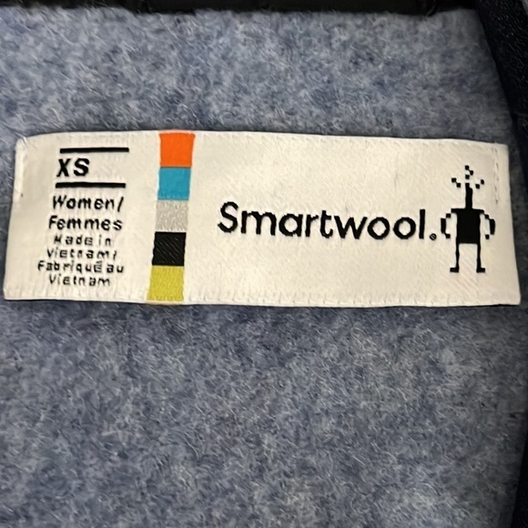 Smartwool Hudson Trail Fleece Hoodie in Storm Blue - Size XS - Picture 6 of 11